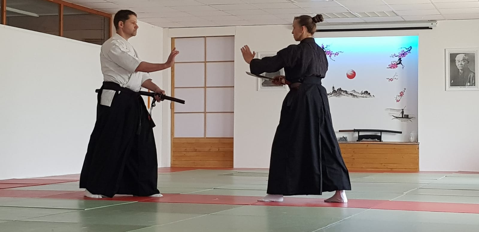 Jiu-Jitsu kann auch Aikido und Waffentraining sein